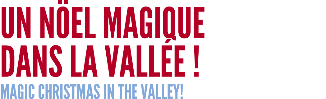 UN N EL MAGIQUE DANS LA VALL E ! MAGIC CHRISTMAS IN THE VALLEY!
