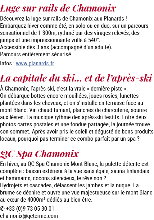 Luge sur rails de Chamonix D couvrez la luge sur rails de Chamonix aux Planards ! Embarquez hiver comme t , en solo ...