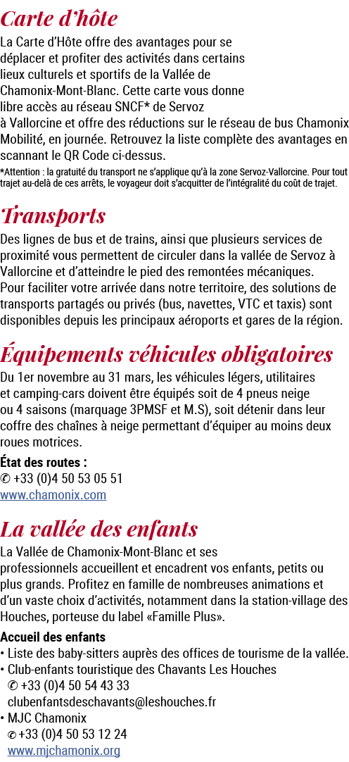 Carte d’h te La Carte d’H te offre des avantages pour se d placer et profiter des activit s dans certains lieux cultu...