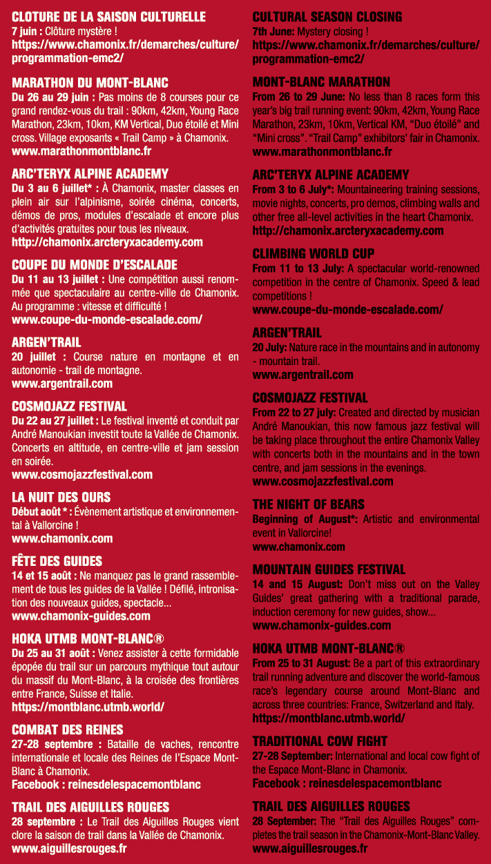 CLOTURE DE LA SAISON CULTURELLE 7 juin : Cl ture myst re ! https://www.chamonix.fr/demarches/culture/programmation em...