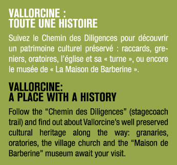 VALLORCINE : TOUTE UNE HISTOIRE Suivez le Chemin des Diligences pour d couvrir un patrimoine culturel pr serv : racc...