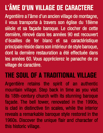 L’ ME D’UN VILLAGE DE CARACTERE Argenti re a l’ me d’un ancien village de montagne, il vous transporte  travers son ...
