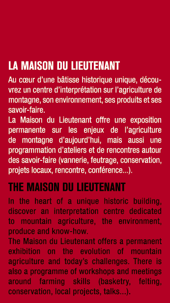 LA MAISON DU LIEUTENANT Au c ur d’une b tisse historique unique, d couvrez un centre d’interpr tation sur l’agricultu...
