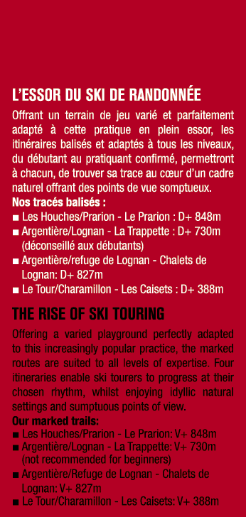 L’ESSOR DU SKI DE RANDONN E Offrant un terrain de jeu vari et parfaitement adapt    cette pratique en plein essor, l...