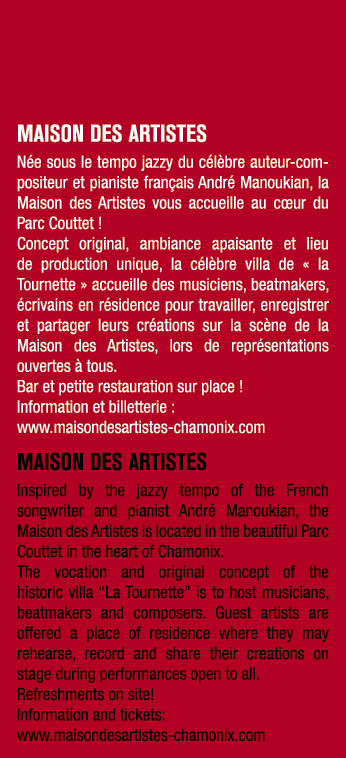 MAISON DES ARTISTES N e sous le tempo jazzy du c l bre auteur compositeur et pianiste fran ais Andr Manoukian, la Ma...