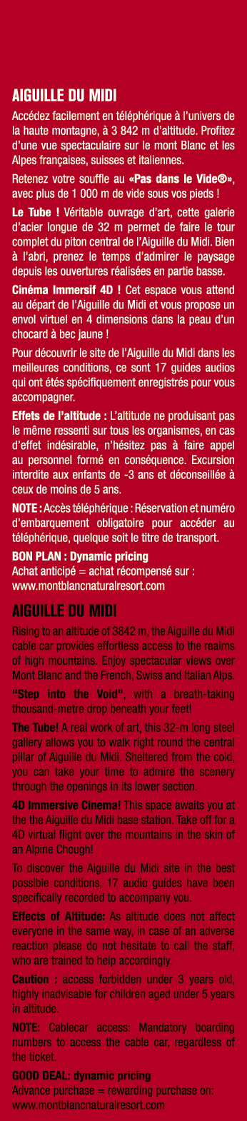 AIGUILLE DU MIDI Acc dez facilement en t l ph rique  l’univers de la haute montagne,   3 842 m d’altitude. Profitez ...