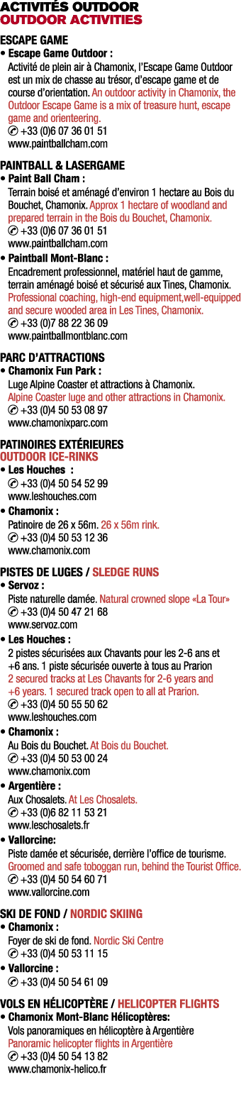 ACTIVIT S OUTDOOR OUTDOOR ACTIVITIES Escape game • Escape Game Outdoor : Activit de plein air   Chamonix, l’Escape G...