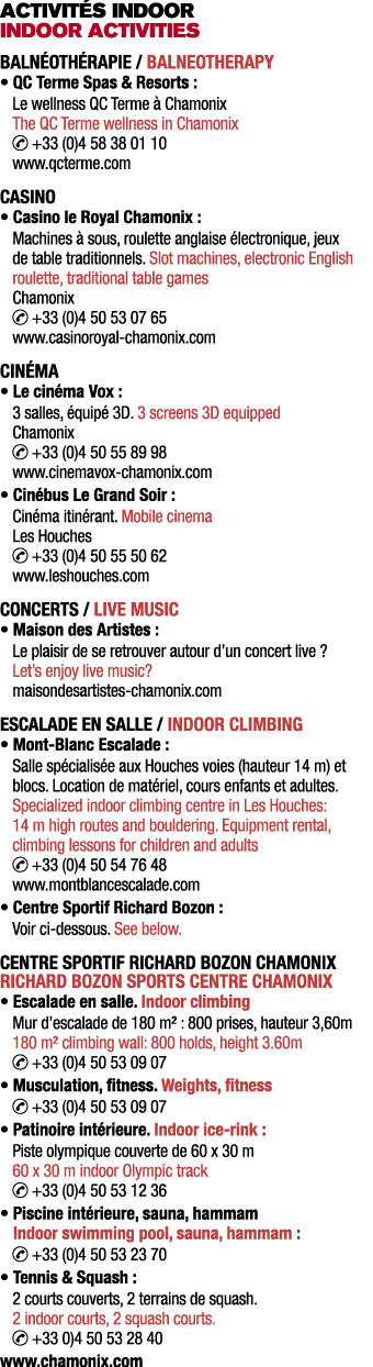 ACTIVIT S INDOOR INDOOR ACTIVITIES baln oth rapie / Balneotherapy • QC Terme Spas & Resorts : Le wellness QC Terme  ...