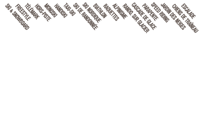 ESCALADE CHIENS DE TRA NEAU JARDIN DES NEIGES SPEED RIDING PARAPENTE CASCADE DE GLACE RANDO. SUR GLACIER ALPINISME RA...