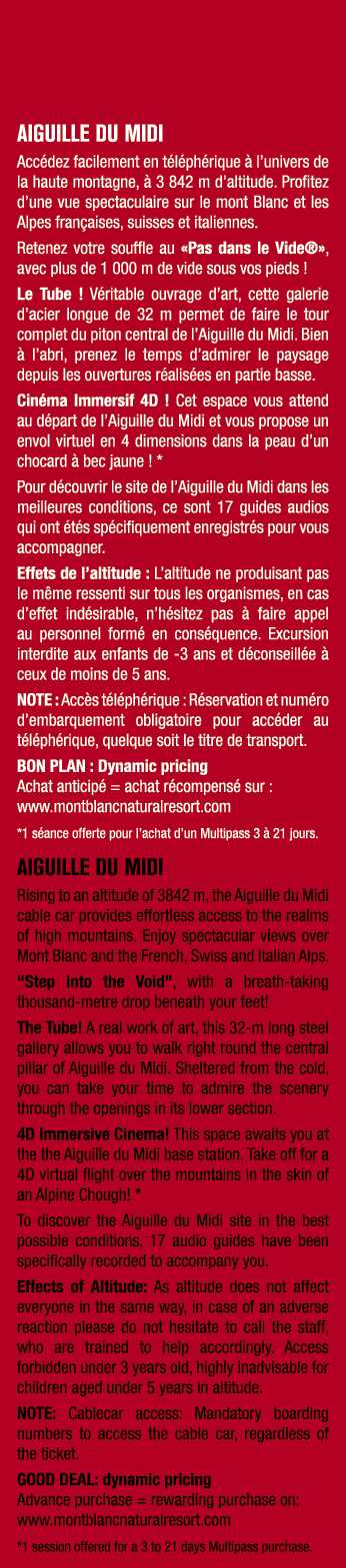 AIGUILLE DU MIDI Acc dez facilement en t l ph rique  l’univers de la haute montagne,   3 842 m d’altitude. Profitez ...