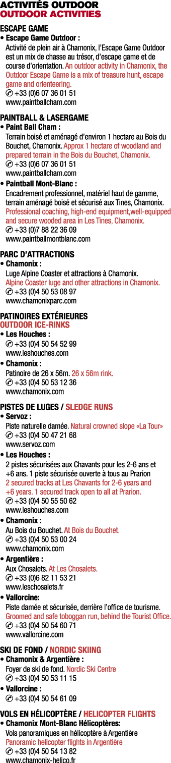 ACTIVIT S OUTDOOR OUTDOOR ACTIVITIES Escape game • Escape Game Outdoor : Activit de plein air   Chamonix, l’Escape G...