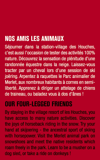 NOS AMIS LES ANIMAUX S journer dans la station village des Houches, c’est aussi l’occasion de tester des activit s 10...