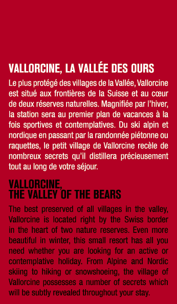 VALLORCINE, LA VALL E DES OURS Le plus prot g des villages de la Vall e, Vallorcine est situ  aux fronti res de la S...