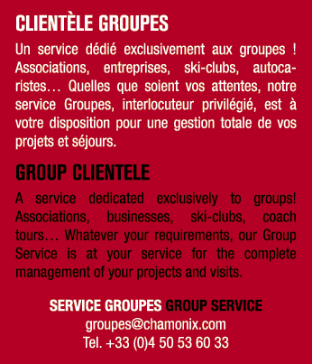 CLIENT LE GROUPES Un service d di exclusivement aux groupes ! Associations, entreprises, ski clubs, autocaristes… Qu...
